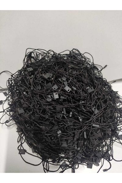 MEHMET OTOMOTİV HIRDAVAT Black Locking Tag Rope, Hanging Card Rope, Locking Rope