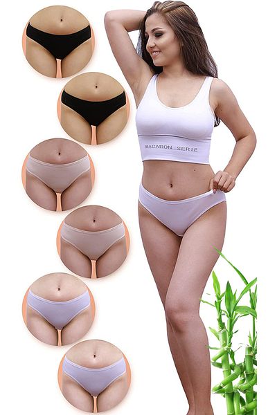 Katmirra Γυναικεία κιλότα Bamboo 6 τεμαχίων