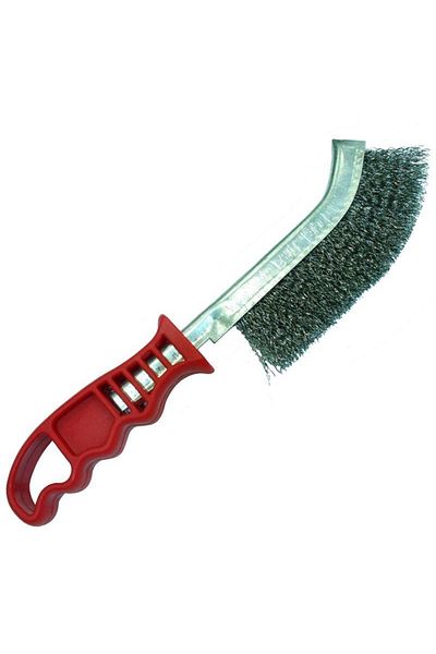 HAWK Ha10153 Gray Wire Plastic Handle Handheld Brush