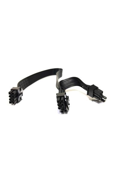 aogo 8 Pin Modüler Kablo Pcıe 8 Pin Erkek - Çift Pcie 8pin (6+2) Erkek Kablo ...