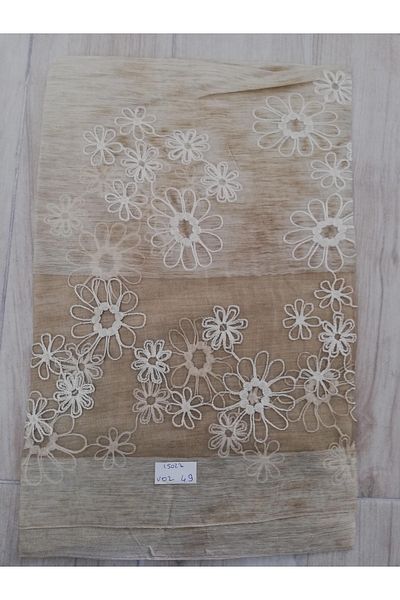 19V69 ITALIA Organza Imported Silk Cotton Series with Shawl Hanger and Gift Set 90x200 Cm