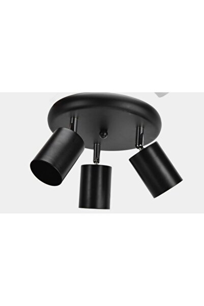 demet habek mylights Mylights Mat Siyah Metal Plofonyer Led Avize Gün Işığı L...