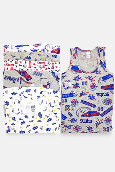 Sedef Yıldızı cu imprimeu Tricou cu model pentru copii, pachet de 6