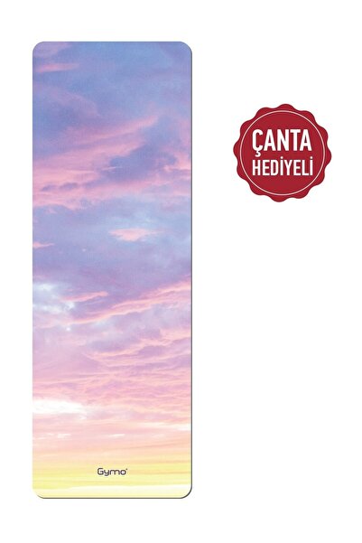 Gymo Pro Series Süet 7mm Tpe Yoga Matı Pilates Minderi Sky
