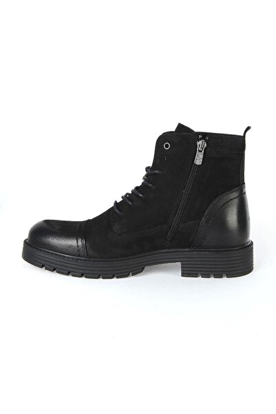 Pierre Cardin 77650 Nubuk Siyah %100 Deri Erkek Bot