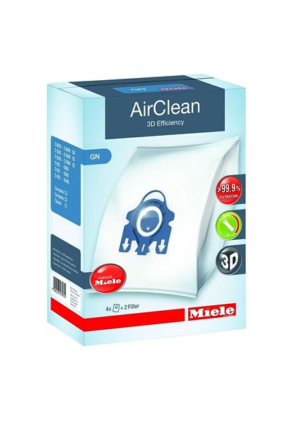 Popüler Miele Hyclean 3d Gn Compatible Set of 4 Dust Bags