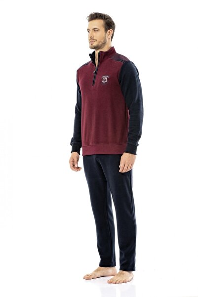 Poleren 7034 Ανδρική φόρμα με μισό φερμουάρ Σελανίκη