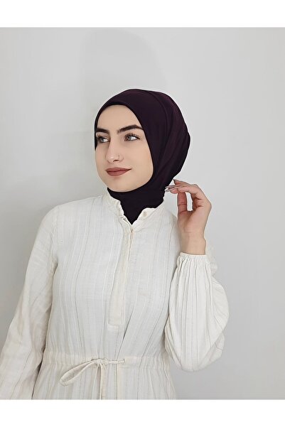 Ayselcehobi وشاح حجاب نسائي بلون البرقوق