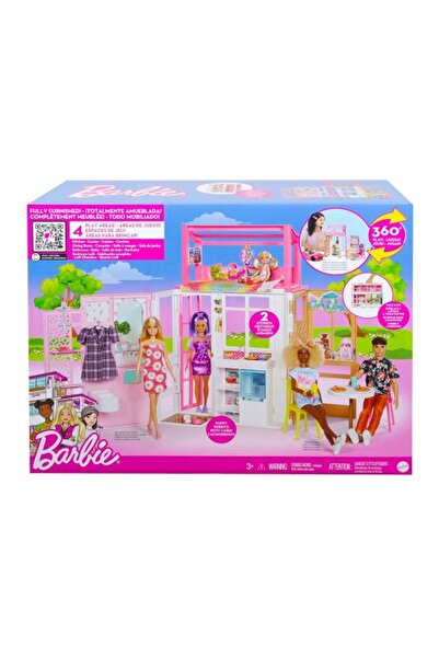 Mattel Games Hcd47 Barbienin Taşınabilir Portatif Evi - Barbienin Hayatı