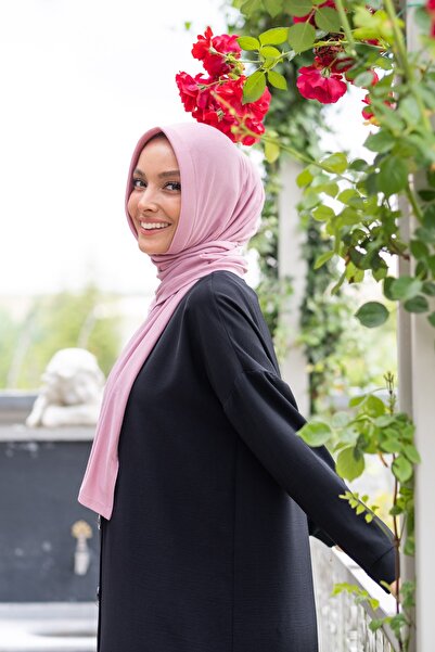 ELANS Combed Ready Practical Shawl Scarf Rose Pink