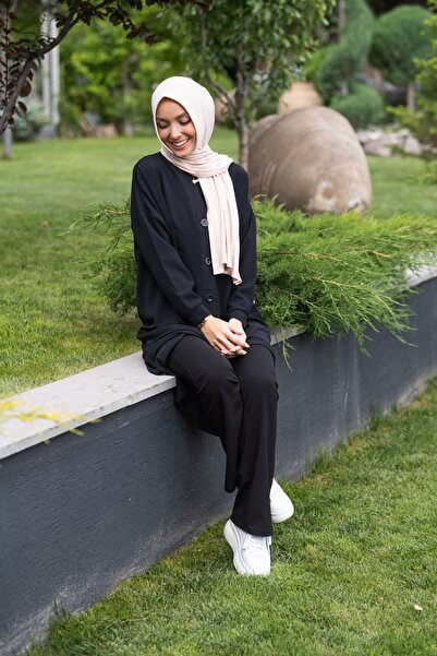 ELANS Combed Cotton Ready Practical Shawl Scarf Cream