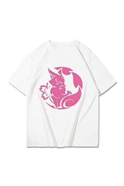 GALASHOP تي شيرت جينشين إمباكت لعبة جرافيك تي شيرت