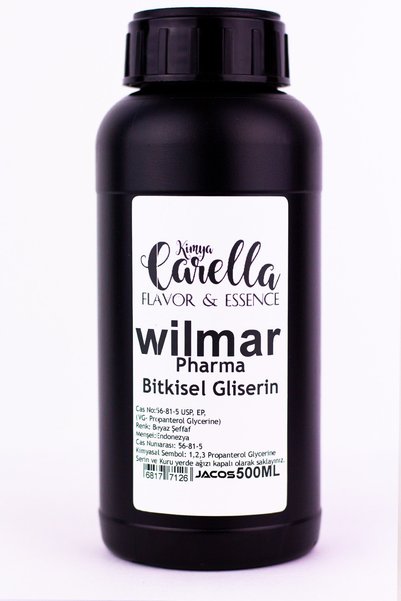 JACOS Wilmar Bitkisel Gliserin %99.8 Saflığında - Ithal 500 Ml