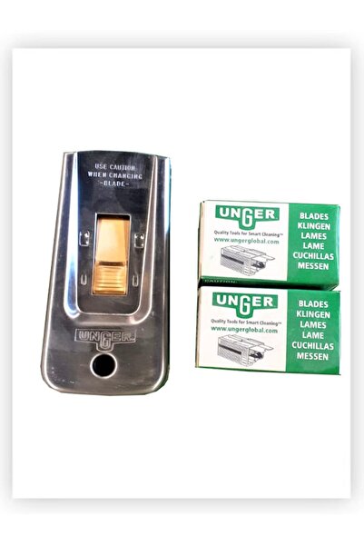 ETS Unger Cam Kazıma Jileti 10'lu Emniyetli Kazıyı Metal Apr. Seti