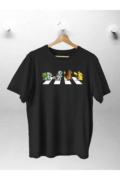 BM FASHION SHOP Tricou supradimensionat cu imprimeu Pokemon