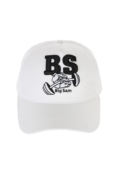 Big Sam Men's White Sports Hat 701