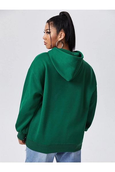 Machetta California Printed Hooded Oversize Sweatsihrt