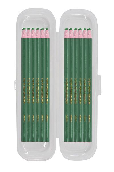 ekoset String Pen, Grease Waxed Pen, China Marker Green 12 Pieces