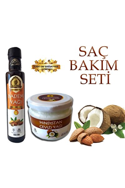 ATIŞERİ MERSİN ZİRAAT Saç Bakım Seti (330 Ml Hindistan Cevizi Yağı, 250 Ml Badem Yağı)