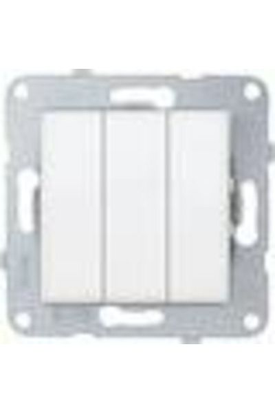 VİKO Karre - Meridian Triple Switch - Frameless