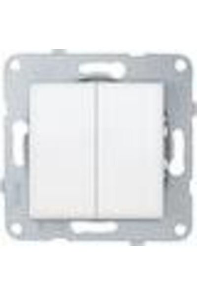 VİKO Meridian Dual Switch Commutator Frameless