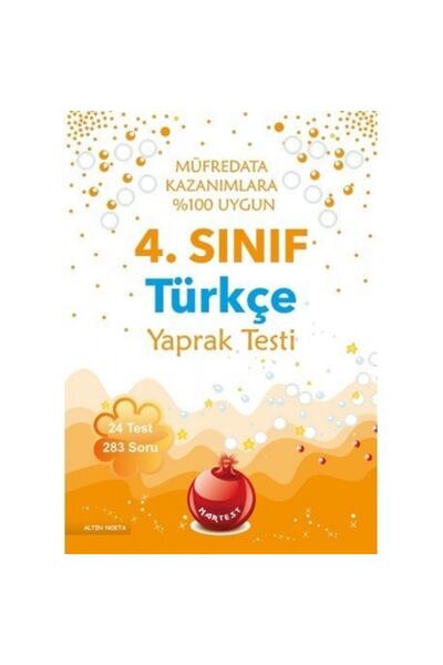 Nartest Yayınları 4. Sınıf Türkçe Yaprak Testi