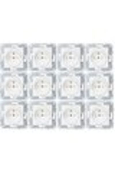VİKO Karre - Meridian 12 Pieces Ups Grounded Socket - Frameless