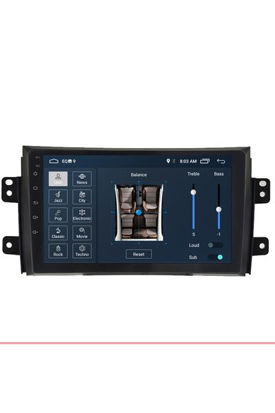MYWAYY Suzuki Sx4 Uyumlu Android Carplay Navigasyon Multimedya Ekran Teyp 2gb Ram + 16gb Hdd