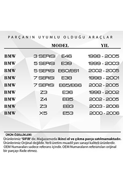 Genel Markalar Bmw E46,e39,e60,e36,e85(m52tu,m56,m54) Için Çift Vanos Tamir Seti