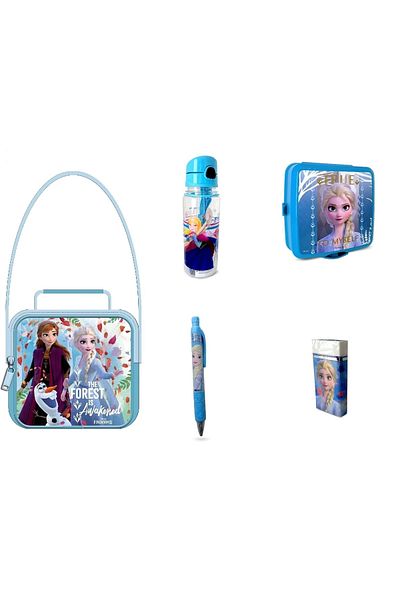 Frozen 41181 Lunch Box Echo The Forest (4 Piece Stationery Set)