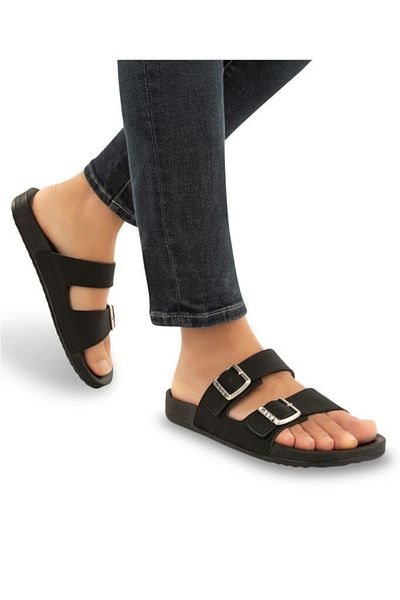 Muya Nova 31410-050 Anatomical Sole Men's Slippers Black 40-45