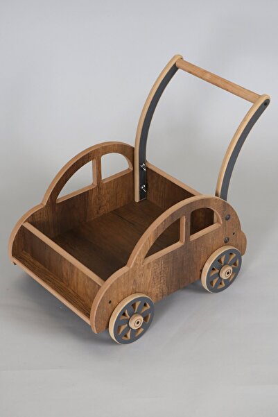 HobiMax Ahşap Oyuncak Araba 4 Tekerlekli Vosvos Model