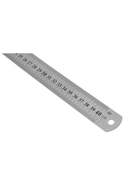YSB 40 cm Steel Ruler Inch Dimensions