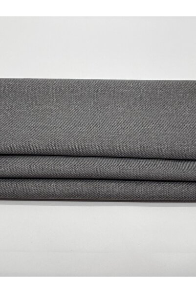 Fabric Hill's Linen Lüks Keten Serisi V46 Koyu Gri Yıkanabilir Perdelik Giyimlik Döşemelik Dokuma Kumaş