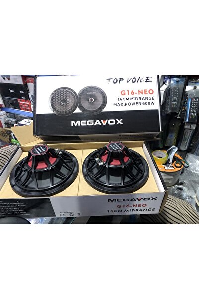 megavox G16 Neo 600 Wat 100 Rms Mıdrange (neo Serisi Anfiye Takılır