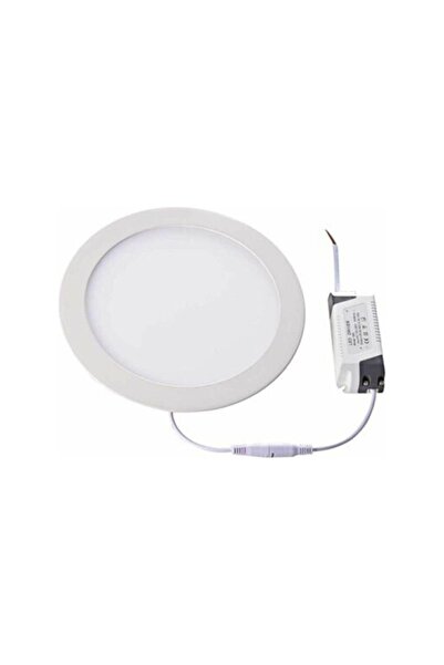 Viesteknoloji 18w Sıva Altı Led Panel Spot Yuvarlak - Sarı Işık - Alüminyum Kasa