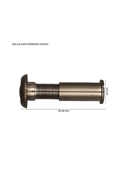 Genel Markalar Door Viewer Kapı Kapı Dürbünü-saten ( 14mm*35-60mm ) 1 Paket 12 Ad.