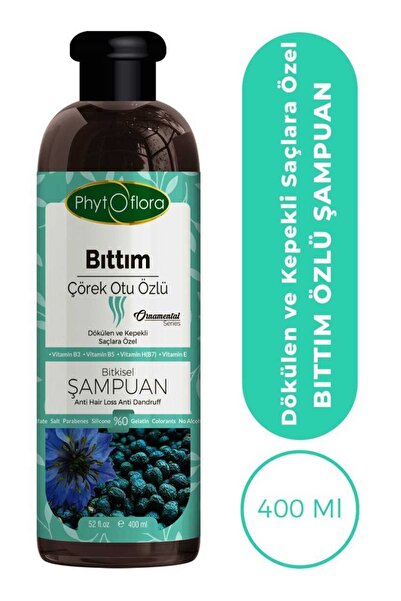 Phytoflora Siftaholsun Bakkal شامبو عشبي خالي من الملح مع خلاصة بيتيم للشعر ا...