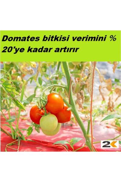 Procover Kırmızı Malç Naylonu 130 Cm Genişlik 80 Micron 25 Mt Çilek Naylonu 25 Mt /130cm/80mic