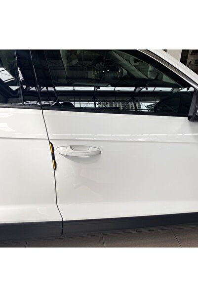 Genel Markalar Fiat Marea Uyumlu Reflektörlü Kapı Bademi Geçmeli Kapı Koruyucu Sarı FS