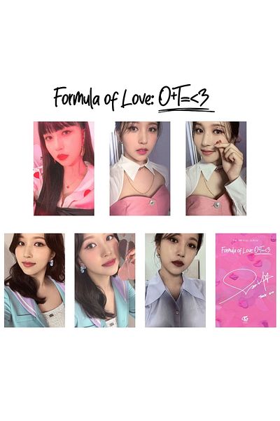 Kpop Dünyasi Twice Mina "Formula Of Love" Album Card Set