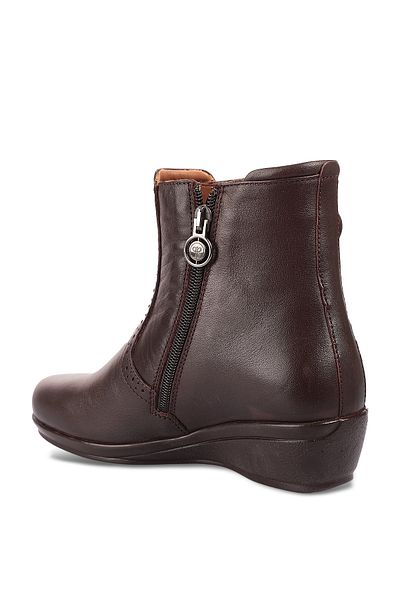 Forelli Ankle Boots - Brown - Flat