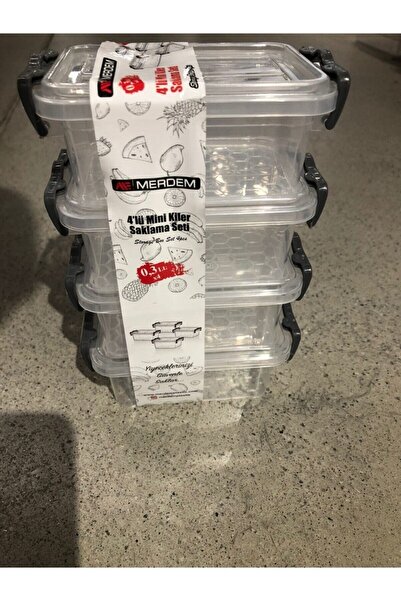 Merdem 4'lü Mini Kiler Saklama Seti Fma08454