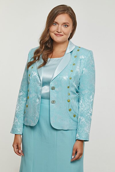 MİYORO Τριπλό Σετ μεγάλου μεγέθους με σχέδιο και λεπτομέρεια κεντήματος με χάντρες