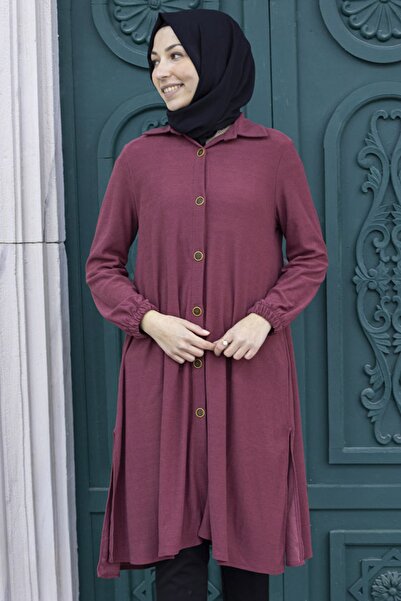 Feiza Collection Gömlek Tunik - Gülkurusu