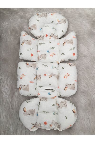 Jaju Baby Rabbit Patterned Baby Stroller Cushion