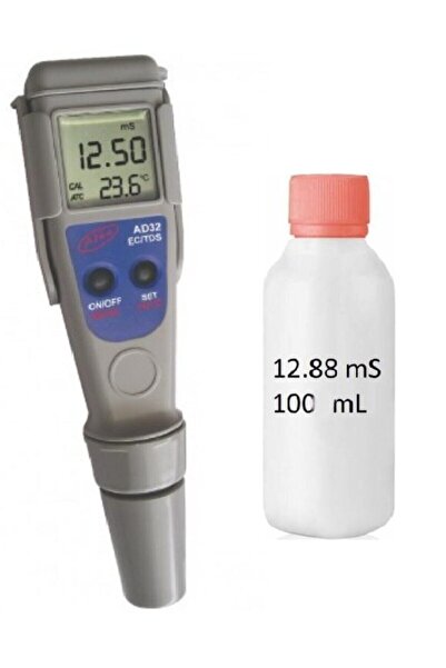 TEKNO İSTANBUL Adwa Ad32 Ec Metre Tds Iletkenlik Ölçer (12.88 Ms/cm Kalibrasy...