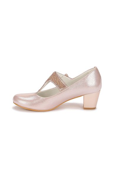 KARAMAZI Vakko 755 Pantofi de balerina zilnici cu toc de 4 cm pentru fete