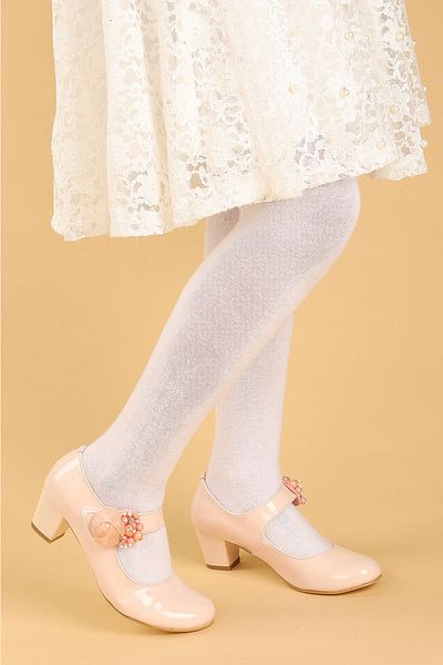 KARAMAZI 751 Pantofi de balerină cu toc de 4 cm pentru fete de zi cu zi