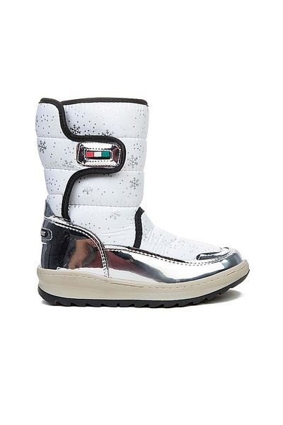 Lepetit Αντιολισθητική σόλα Velcro Girls' Water Resistant Shearling Thermal Snow Boots